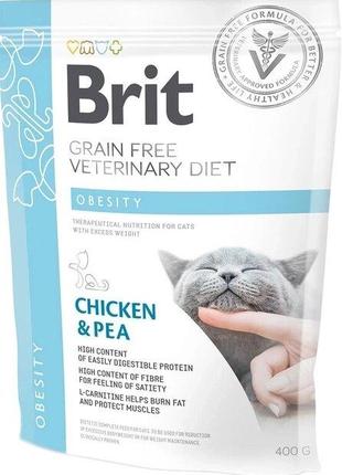 Сухой корм для кошек взрослых Brit VetDiets при избыточном вес...