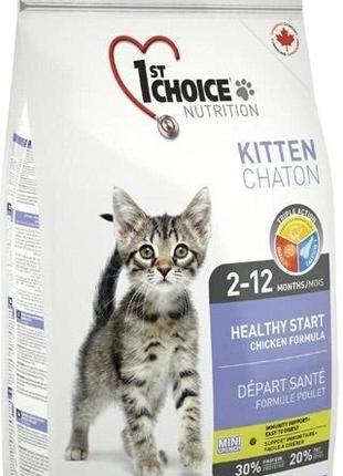 Сухой корм для котят 1st Choice Kitten со вкусом курицы 5.44 к...