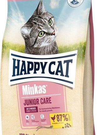 Сухой корм Happy Cat Minkas Junior Care Geflugell для котят в ...