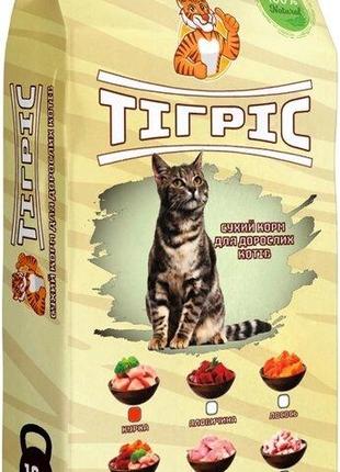Сухой корм для кошек Тигриса с курицей 10 кг (4820268550828) К...
