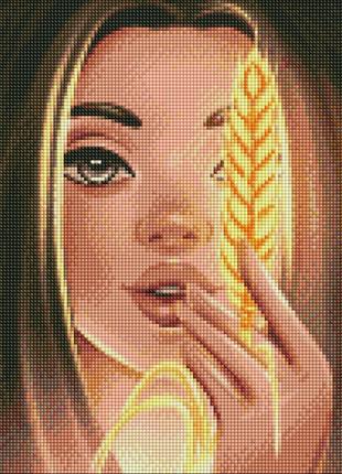 Алмазна мозаїка "Пшениця" ©krizhanskaya Ідейка AMO7376 40х40 см