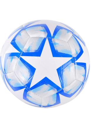 М'яч футбольний Bambi FB2225 №5, EVA діаметр 21 см (Синій)