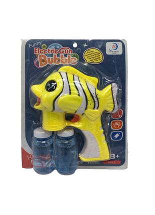 Генератор мильних бульбашок "Риба-клоун" 6214 зі світлом та зв...