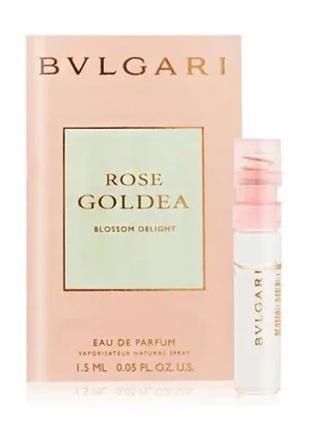 Парфюмированная вода для женщин Bvlgari Rose Goldea 1,5 мл про...