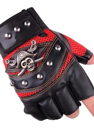 Мото вело перчатки Pirate Captain Red Размер L