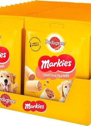 Упаковка Лакомств Pedigree Markies печенье для собак 30 шт. по...