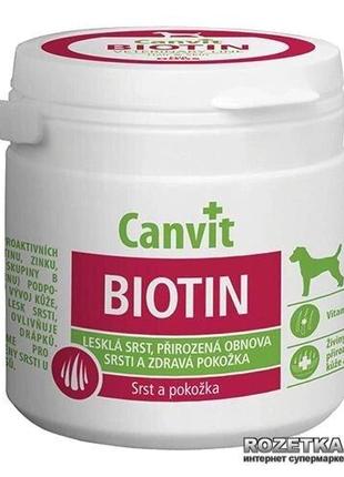 Витаминно-минеральный комплекс Canvit Biotin для собак таблетк...