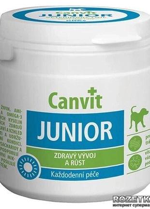 Витаминно-минеральный комплекс Canvit Junior для собак таблетк...