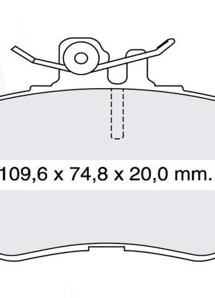 DBB 445.00 Тормозные колодки (передние) MERCEDES-BENZ C-Class ...