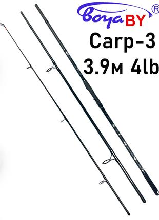 Карповое удилище Boya By Carp-3 3.9м 4lb (кольцо 50мм) штекерн...