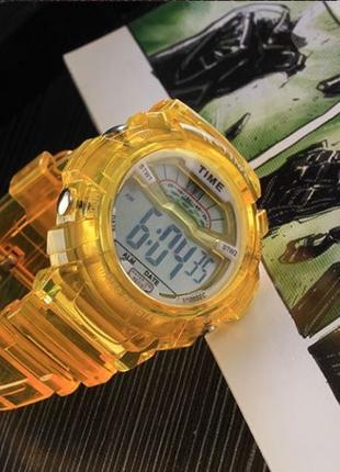 Часы наручные спортивные женские N-Time yellow (желтый)