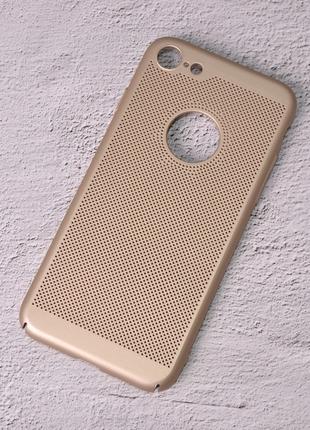 Чохол накладка Loco для iPhone 7 / iPhone 8 gold