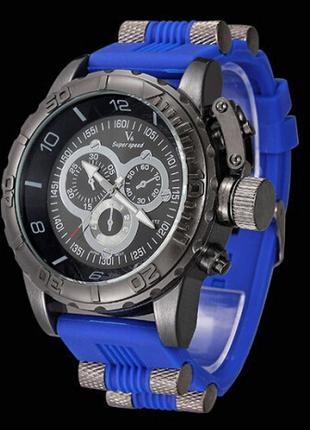 Часы мужские v6 Grizzly blue