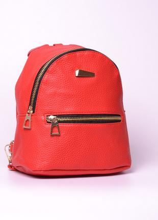 Рюкзак мини женский Jessie red