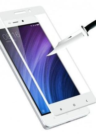 Защитное стекло 5D Future Full Glue для Xiaomi Redmi 4A white