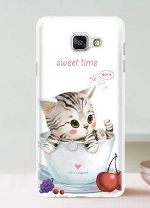 Чехол-накладка TPU Image Sweet time для Samsung Galaxy A5 2016...