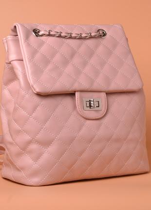 Рюкзак жіночий Charlotte pink-beige