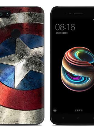 Чехол-накладка TPU Image Captain America для Xiaomi Mi 5X