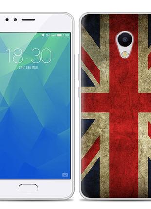 Чехол-накладка TPU Image British Flag для Meizu M5s