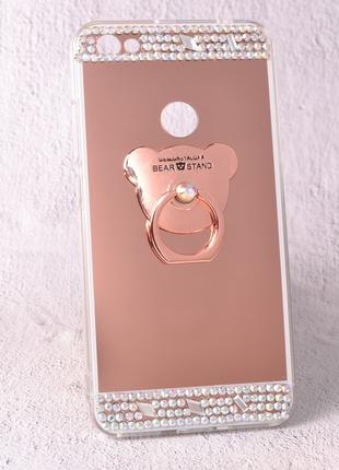 Чехол-накладка TPU Luxury Bear rose gold для Xiaomi Redmi Note...