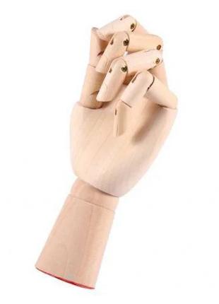 Деревянная рука манекен RESTEQ 18см модель для удержания товар...