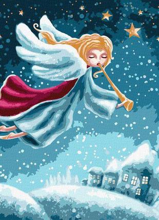 Картина по номерам Идейка Рождественский ангел ©Elena Schweitz...