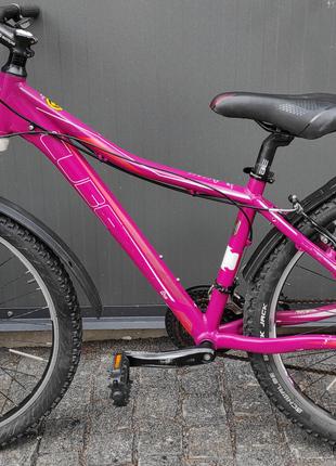 Велосипед ALU 26" CUBE 3*8 МТВ розовый (BO-201)