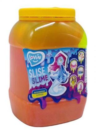 Слайм-антистрес "Lovin: Big slime", жовтий +персиковий
