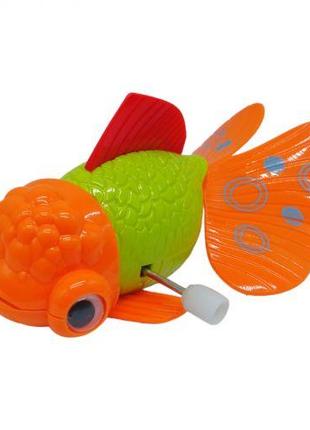 Заводная игрушка "Золотая рыбка" (зеленая)