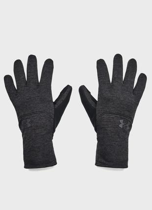 Рукавиці флісові Under Armour UA Storm Fleece Gloves чорний M ...