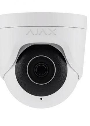 Дротова охоронна IP-камера Ajax TurretCam white (5Mp/2.8mm)