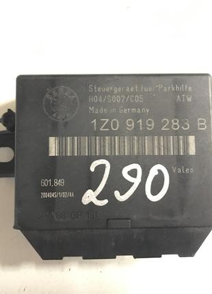 Блок управления парктроником Skoda Octavia A5 1z0919283b №290