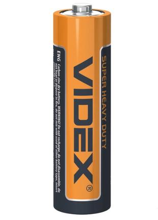 Батарейка солевая Videx R6P/AA пальчиковая 1шт ( код: BAT2AA )