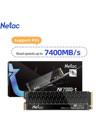 SSD Disk Netac NV7000-t 1TB NVMe 2280 PCIe 4x4 7400MB/s PC PS5