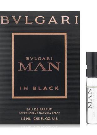 Bvlgari Man In Black Парфумована вода чоловіча, 1.5 мл (пробник)