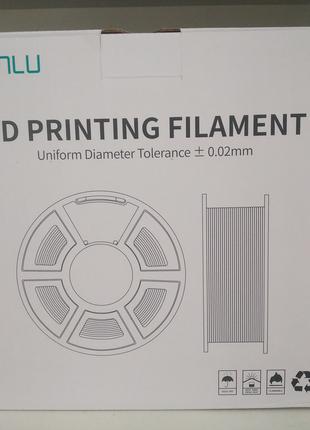 PLA пластик/филамент для 3D принтера SUNLU, PLA Filament Серый...