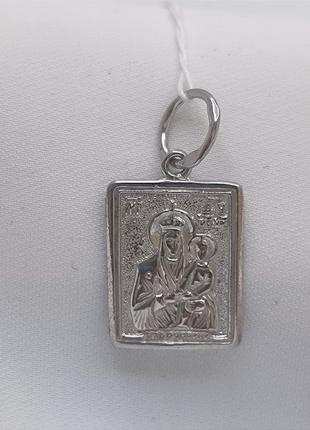 Серебряная иконка 925 пробы Споручница грешных