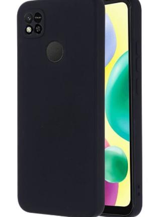 Чехол Fashion (матовый) для Xiaomi Redmi 10A / Черный