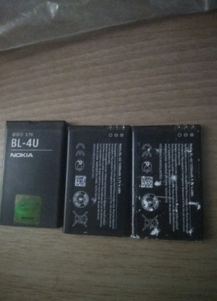 Акумулятор Nokia BL-4U робочі (ціна за один)