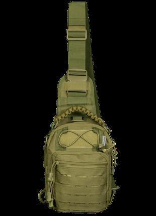 Тактическая сумка Adapt Camotec Olive, мужская сумка через пле...