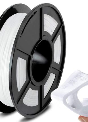 TPU пластик/филамент для 3D принтера SUNLU, Filament Белый 1.75мм