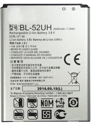 Аккумулятор BL-52UH для LG L70, L65, D280, D285, D320, D321, D...