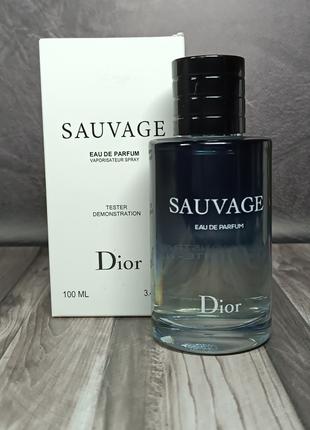Тестер мужской Christian Dior Sauvage (Крисиан Диор Саваж) 100 мл