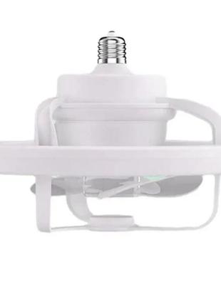 Лампа-вентилятор для патрона E27 с RGB подсветкой и пультом CH...