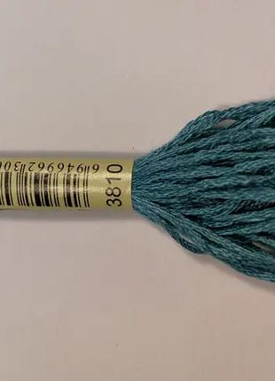 20 шт Нитка для вишивки муліне СХС 3810 бірюзовий колір Код/Ар...