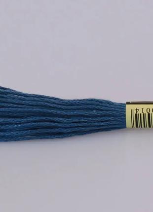 20 шт Нитка для вишивки муліне СXС 312 синій колір Код/Артикул 87