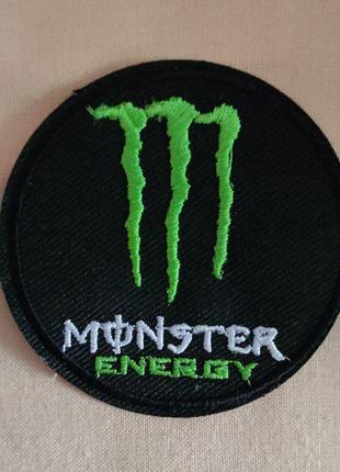 10 шт Термо наклейка для одежды Monster energy размер 6*6 Код/...