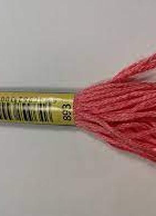 20 шт Нитка для вишивки муліне СХС 893 рожевий колір Код/Артик...