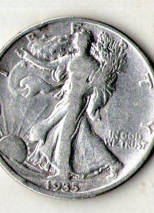 США ½ долара 1935 рік срібло 12.5 гр. 900 пр. Walking Liberty ...