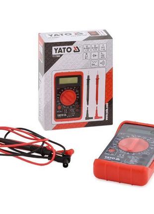 Мультиметр цифровой с прозвонкой (тестер) YATO YT-73080